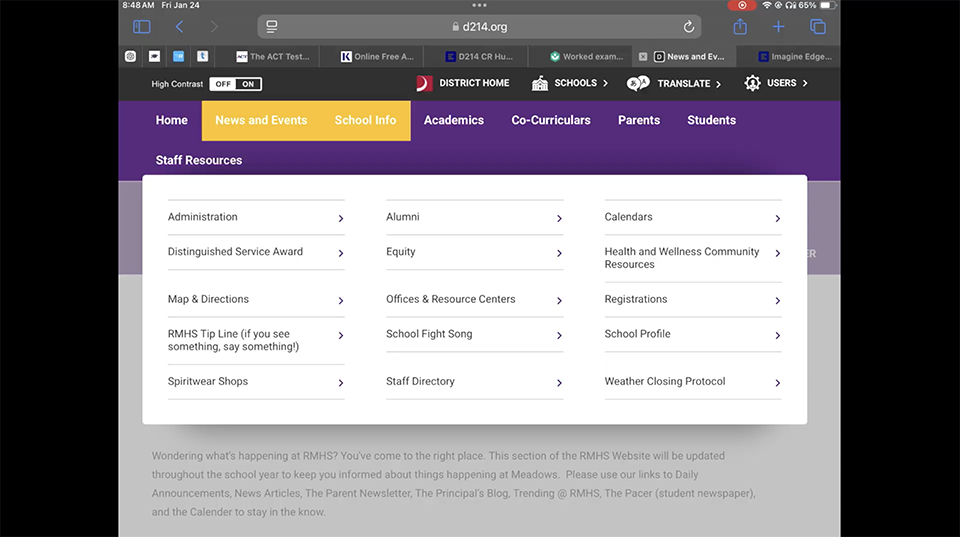 School Website